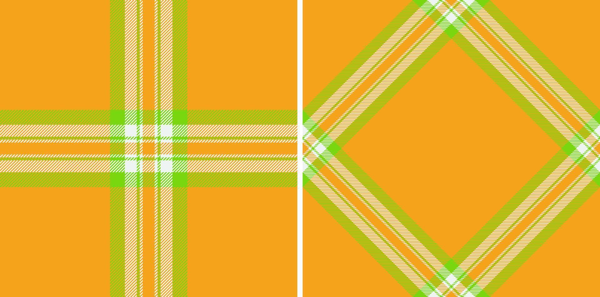 Textile background texture of plaid check pattern with a tartan seamless fabric . Set in nature colors for modern carpets stylish living rooms. vector