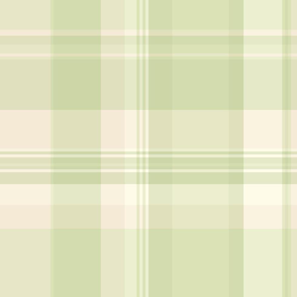 Hipster check plaid seamless, decorating texture background tartan. Reel fabric pattern textile in light and beige colors. vector