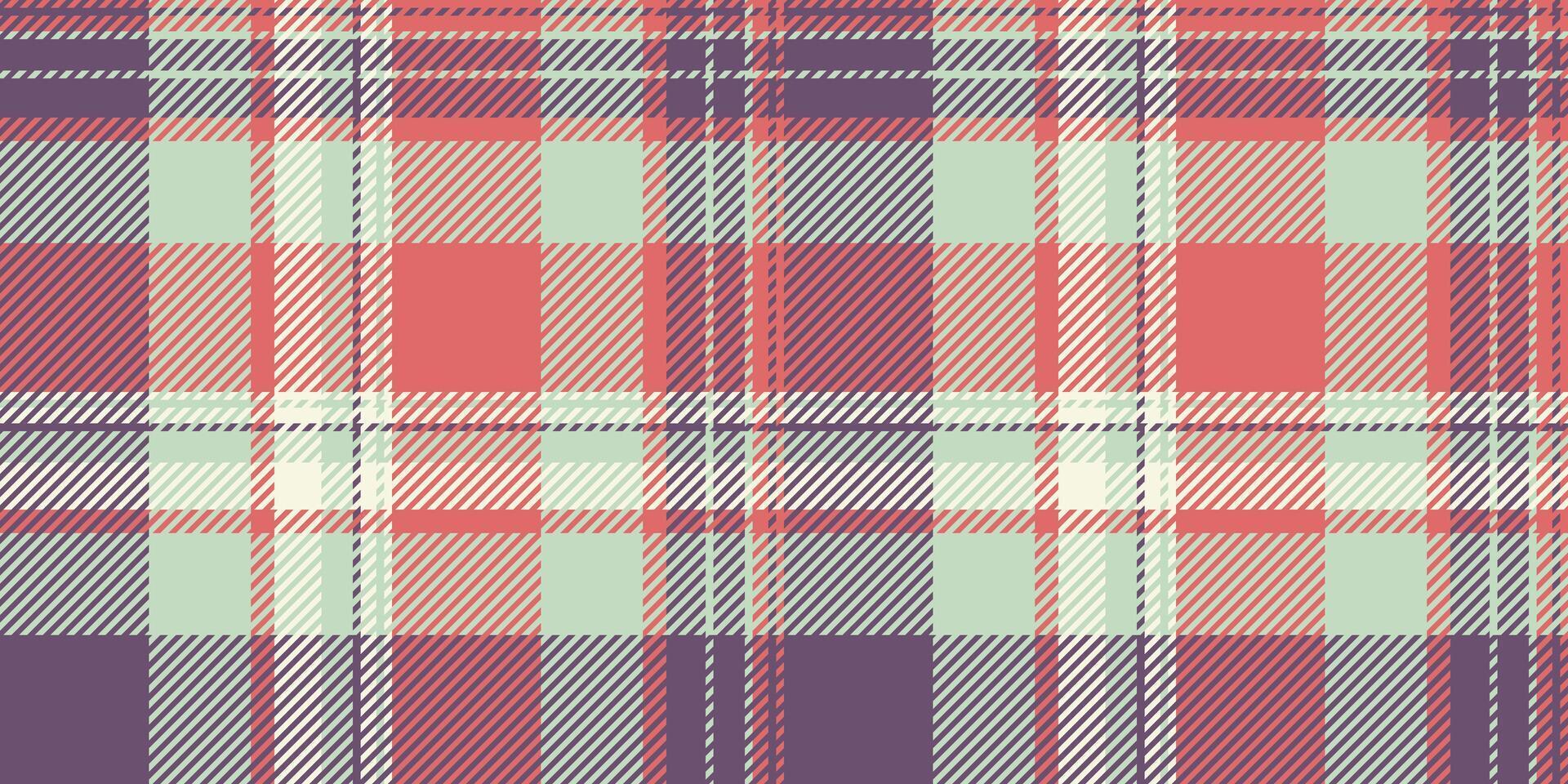 Silk background plaid , best check tartan textile. Apartment pattern fabric seamless texture in light and pastel colors. vector