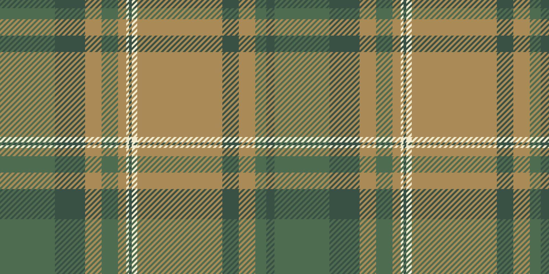 Neat textile pattern , hat tartan plaid fabric. T-shirt check texture background seamless in pastel and amber colors. vector