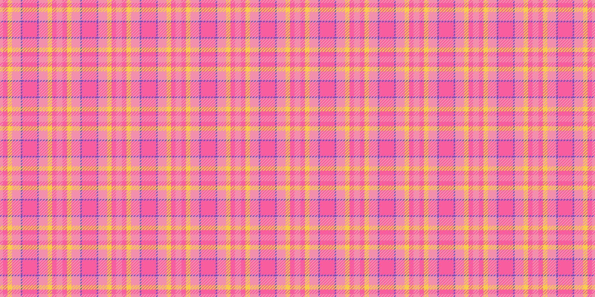 Room pattern texture background, artwork fabric check . Backdrop seamless textile tartan plaid in red and pink colors. vector