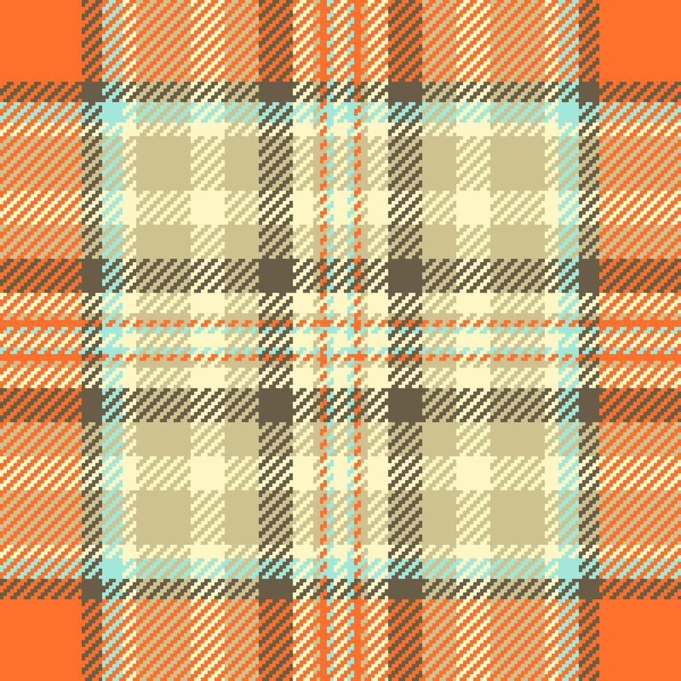 Textile design of textured plaid. Checkered fabric pattern swatch for shirt, dress, suit, wrapping paper print, invitation and gift card. vector