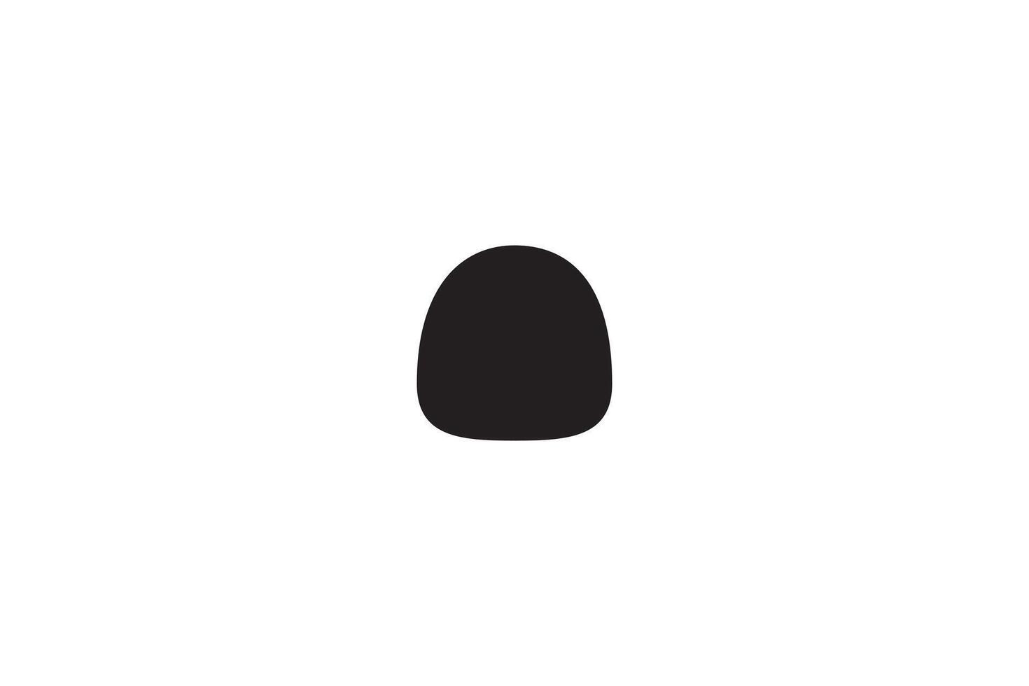 Moustache icon. Black retro style mustache. Shave barber vintage man face vector