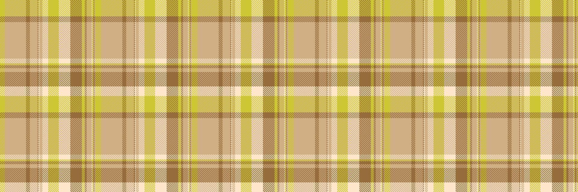 Christmas card tartan plaid, picture pattern seamless textile. Structure check background texture fabric in orange and yellow colors. vector