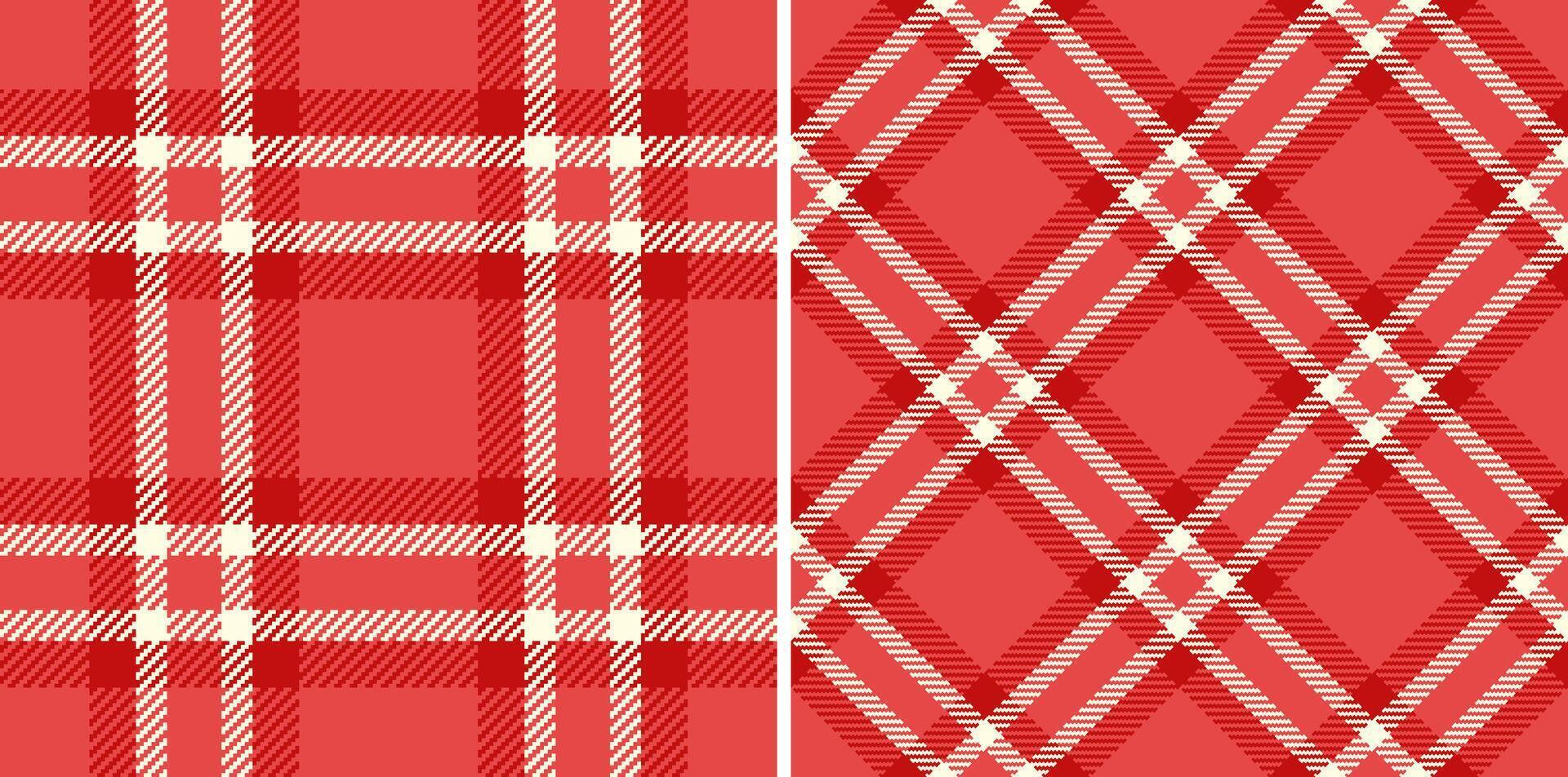 Tartan pattern of seamless textile background with a texture fabric plaid check. vector