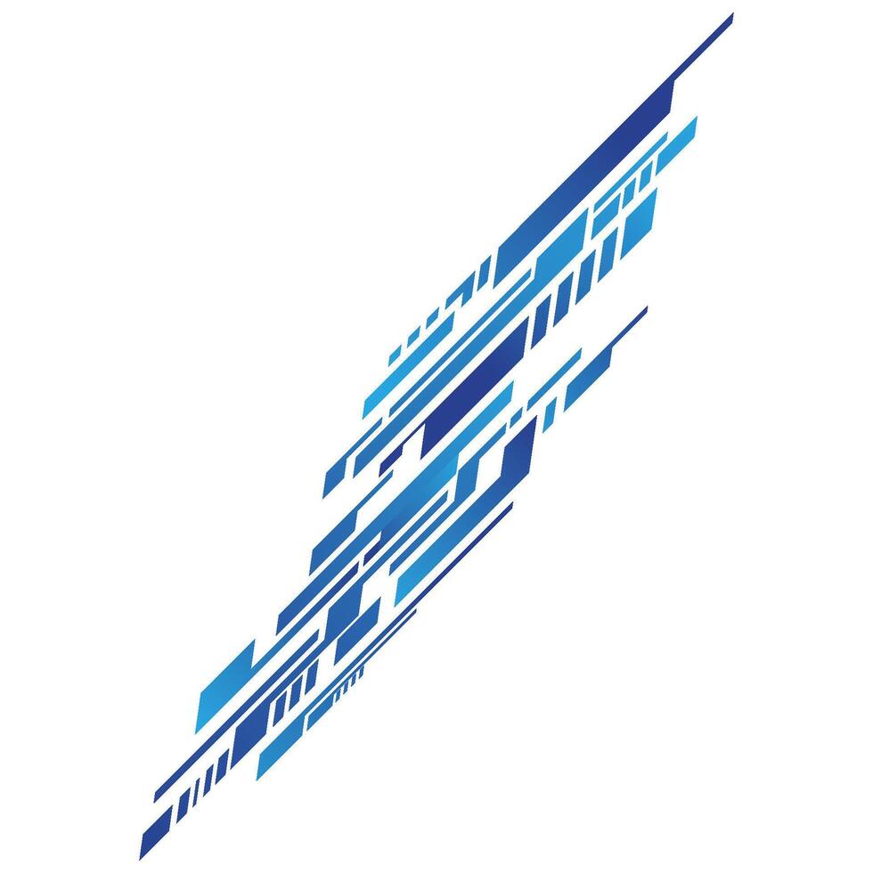 Sport car decal stripes cut stickers. Car tuning stickers, speed racing stripes vector