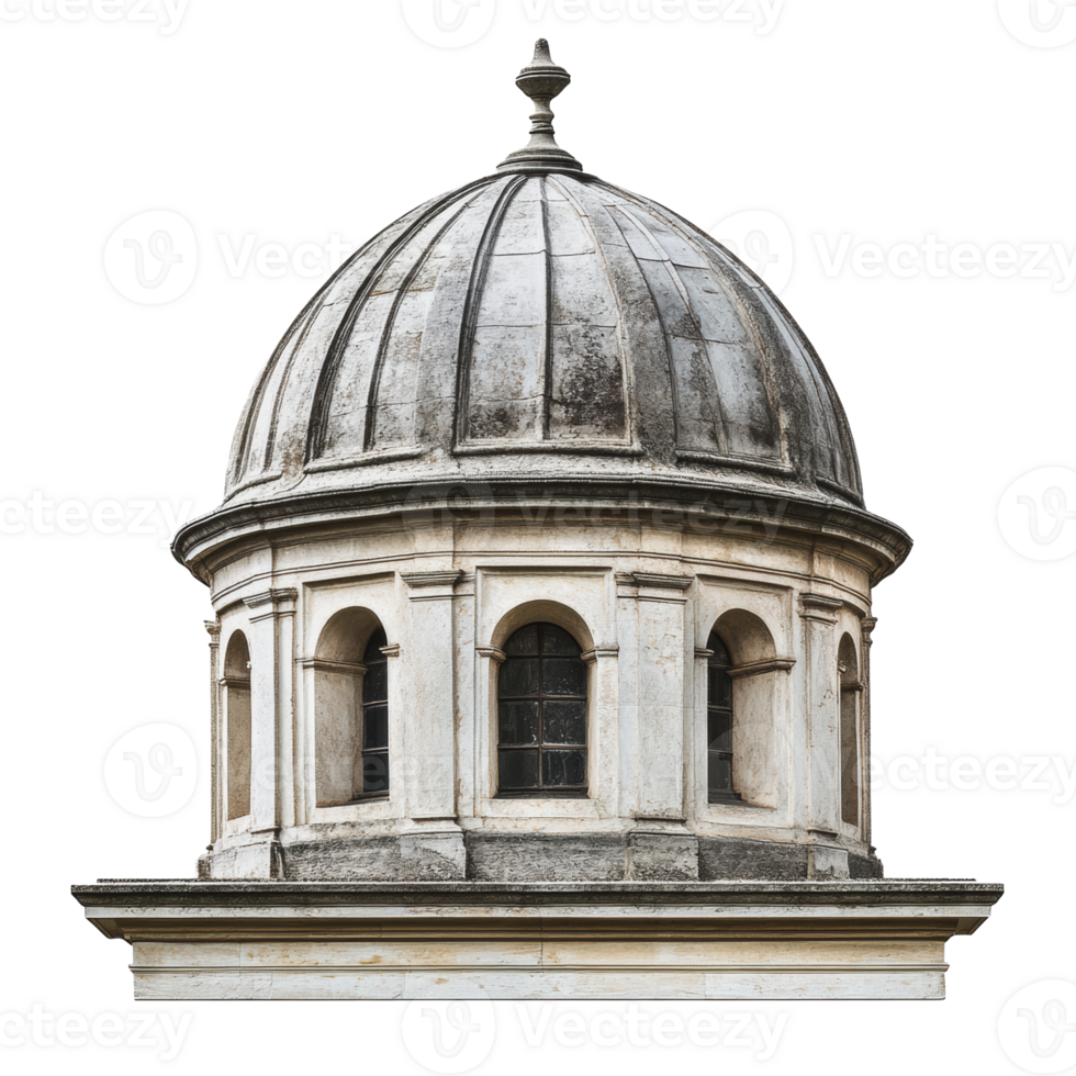 Historic dome structure on a building png
