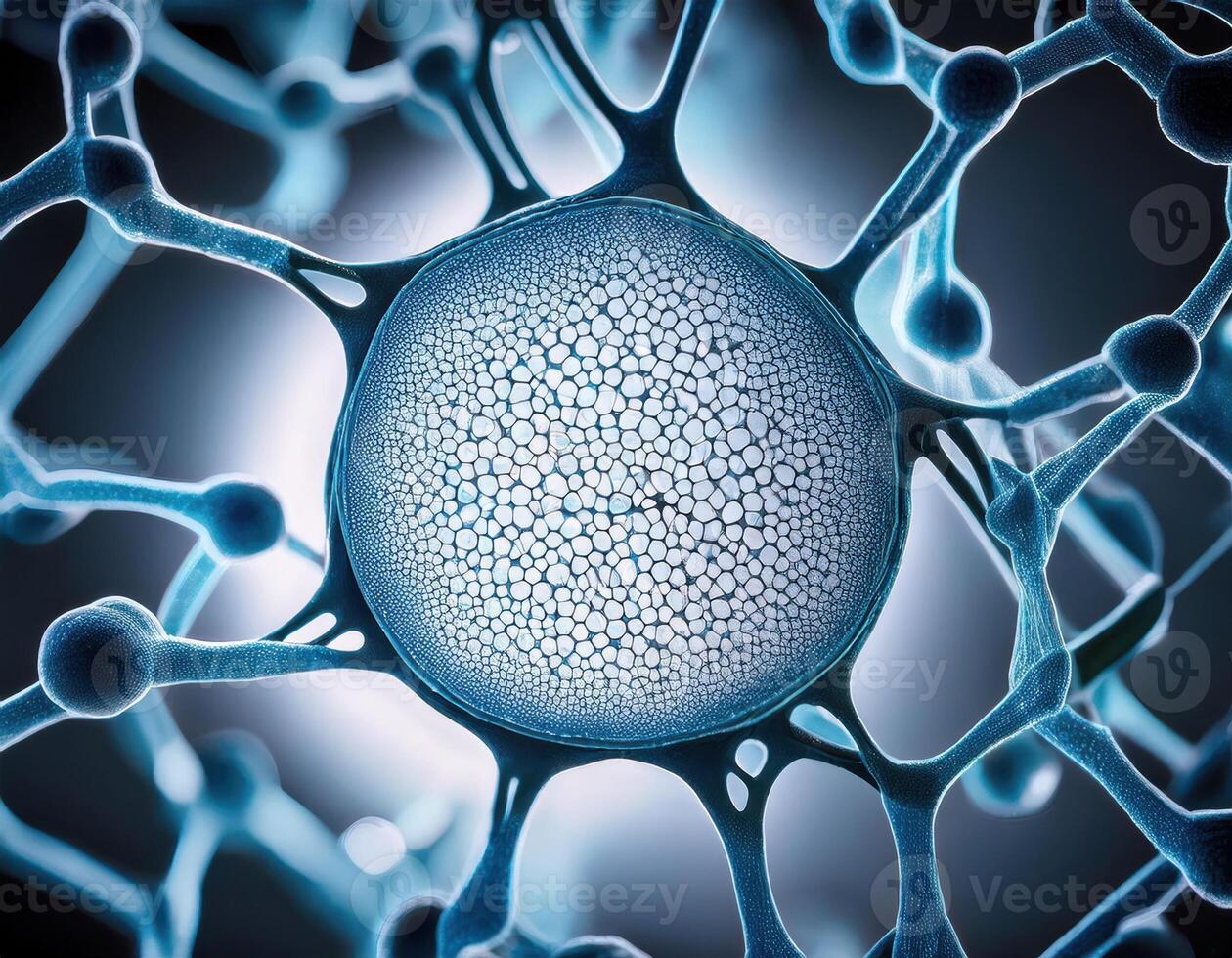 Human Cell Genetic Structure Close Up photo