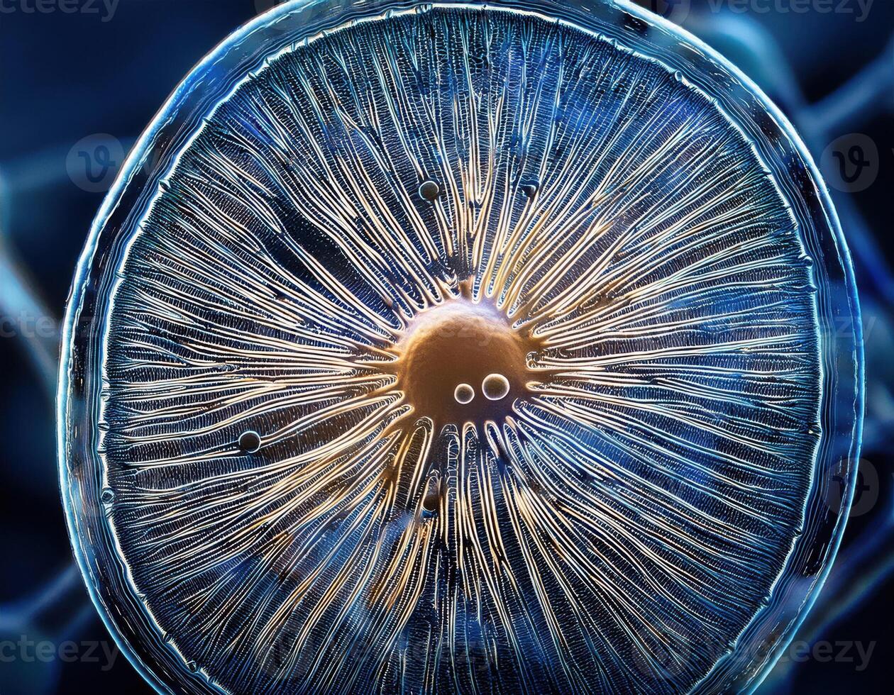 Human Cell Genetic Structure Close Up photo