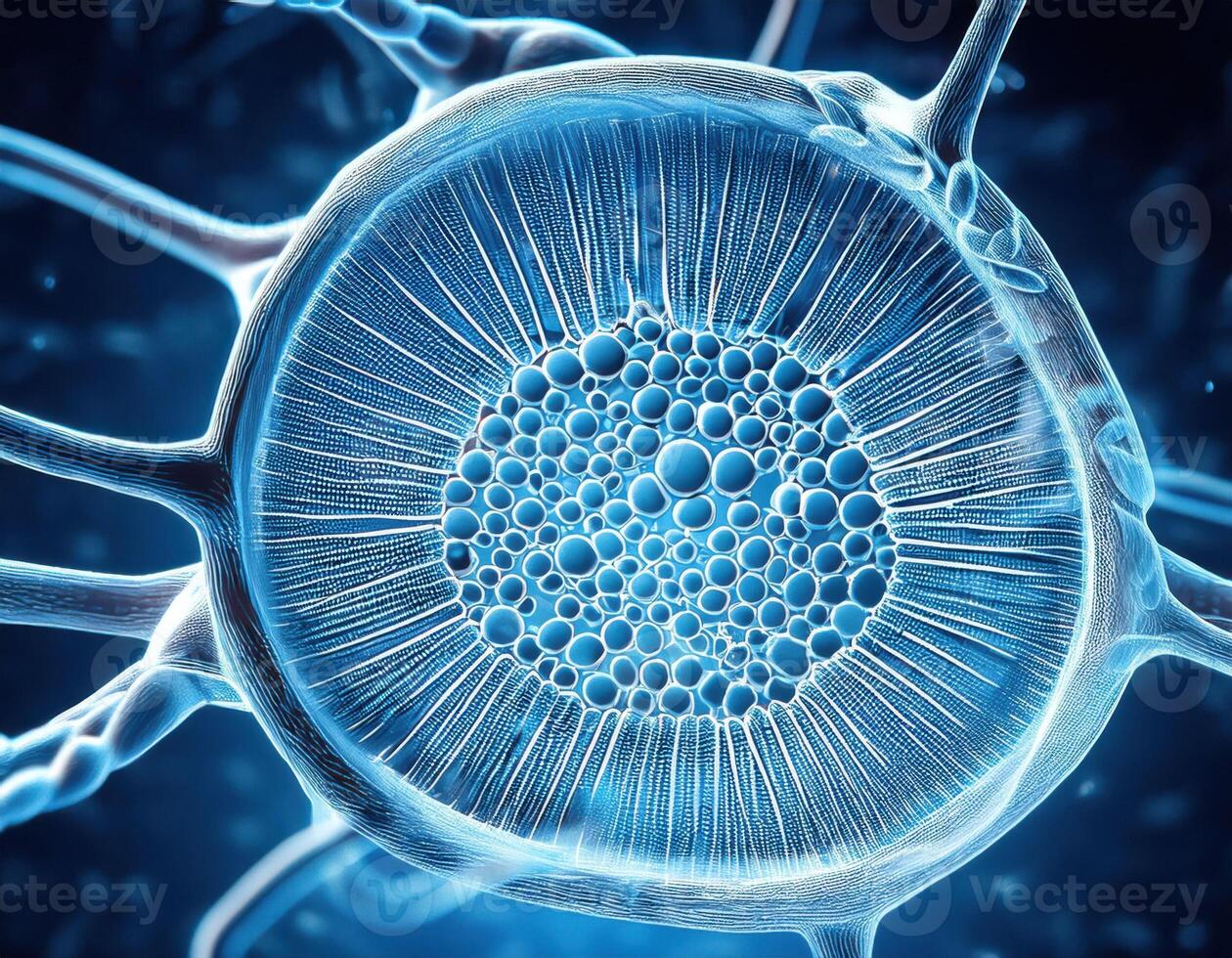 Human Cell Genetic Structure Close Up photo