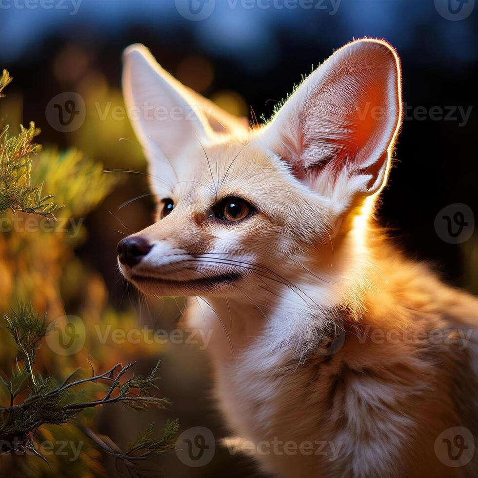 Fennec Fox Portrait photo