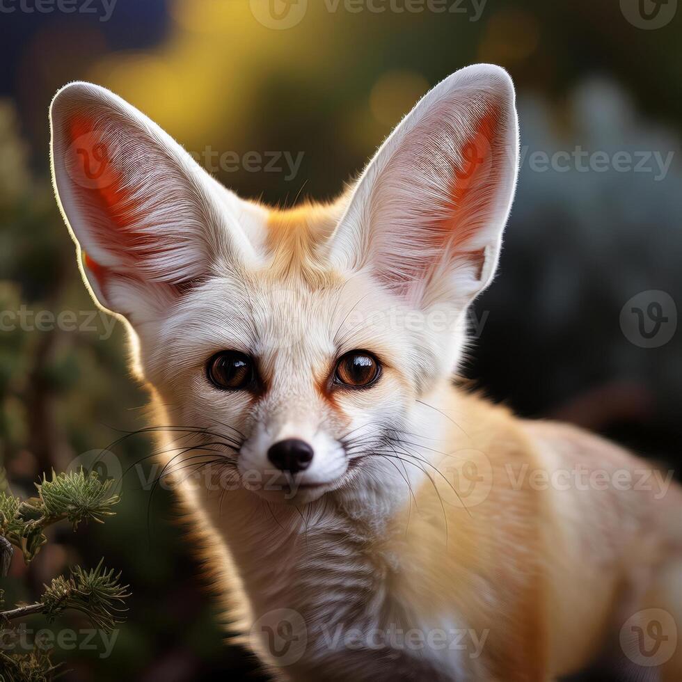 Fennec Fox Portrait photo