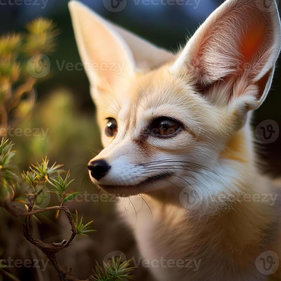 Fennec Fox Portrait photo