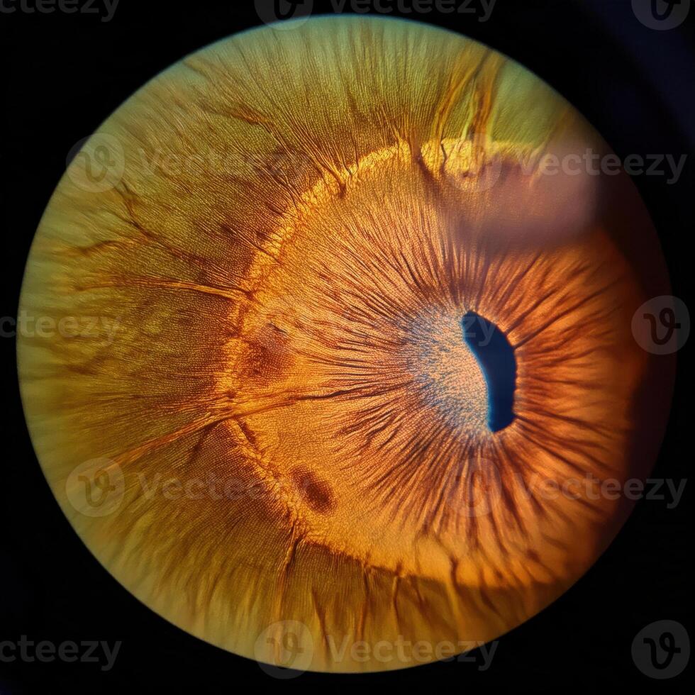 retinal scan capturing the intricate structure photo