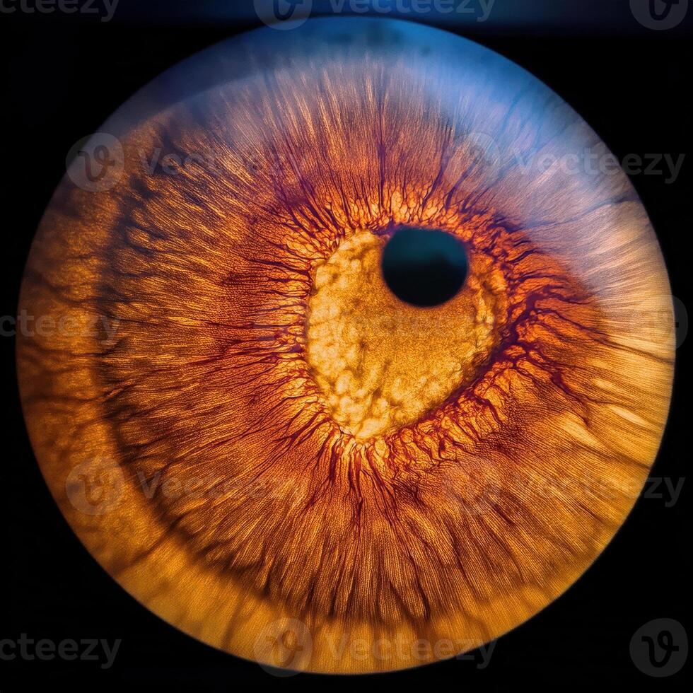 retinal scan capturing the intricate structure photo