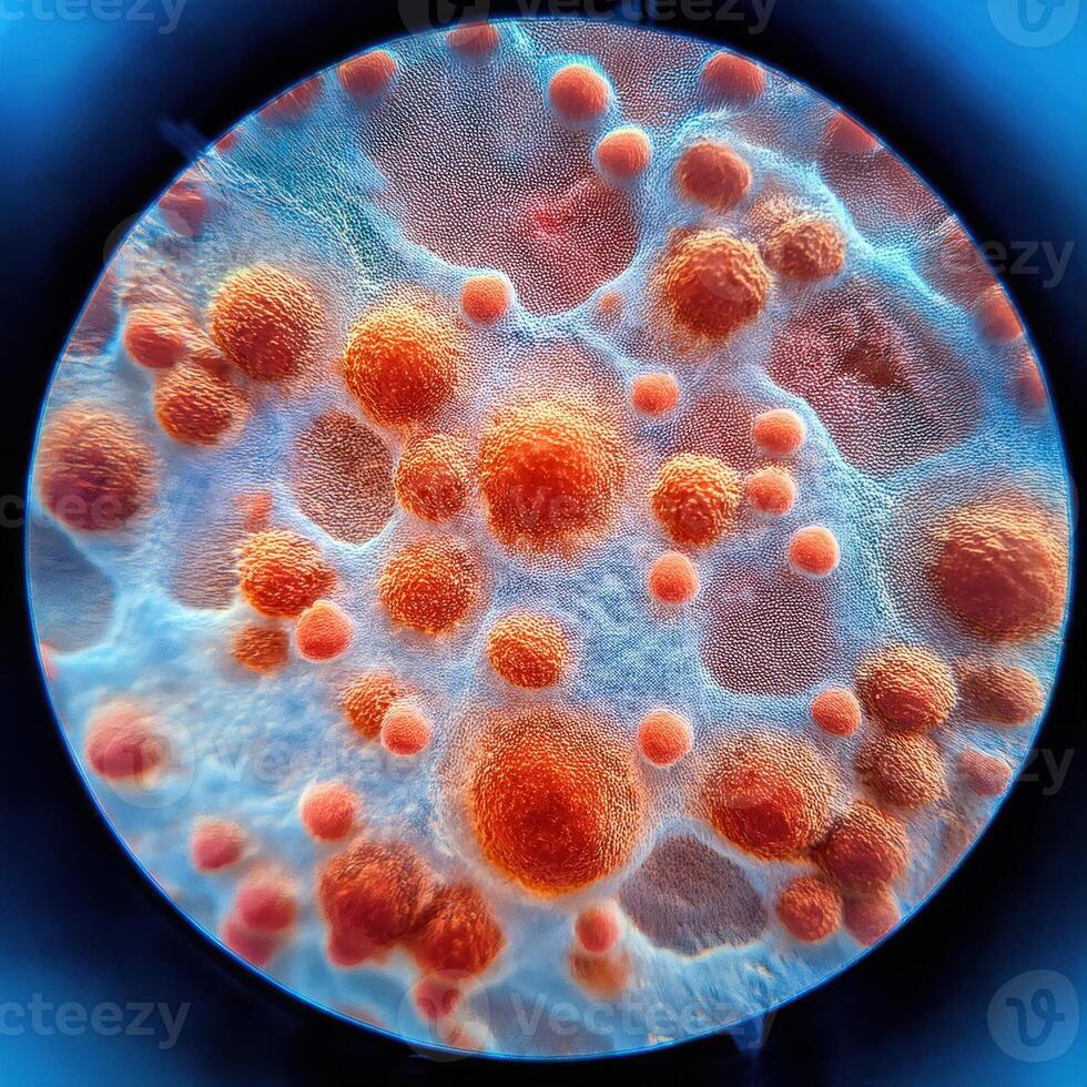 Microscopic World A Glimpse into the Intricate Beauty of Life photo