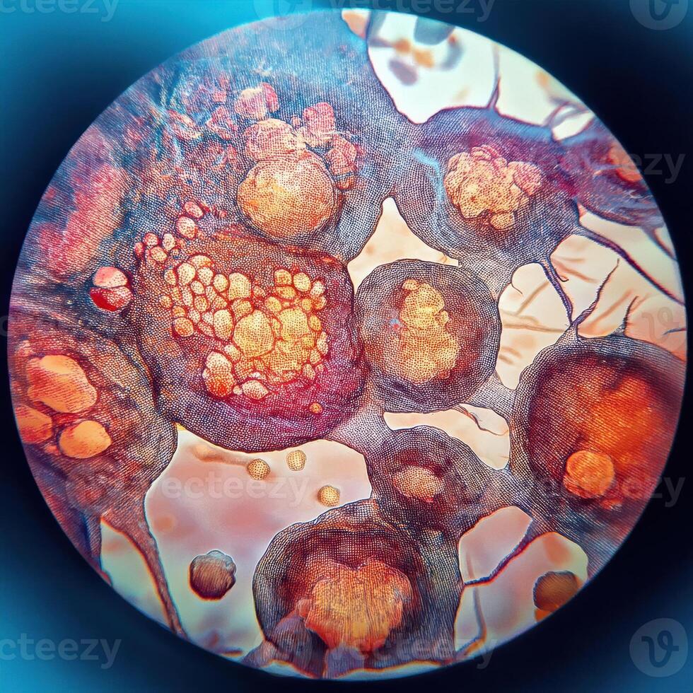 Microscopic World A Glimpse into the Intricate Beauty of Life photo