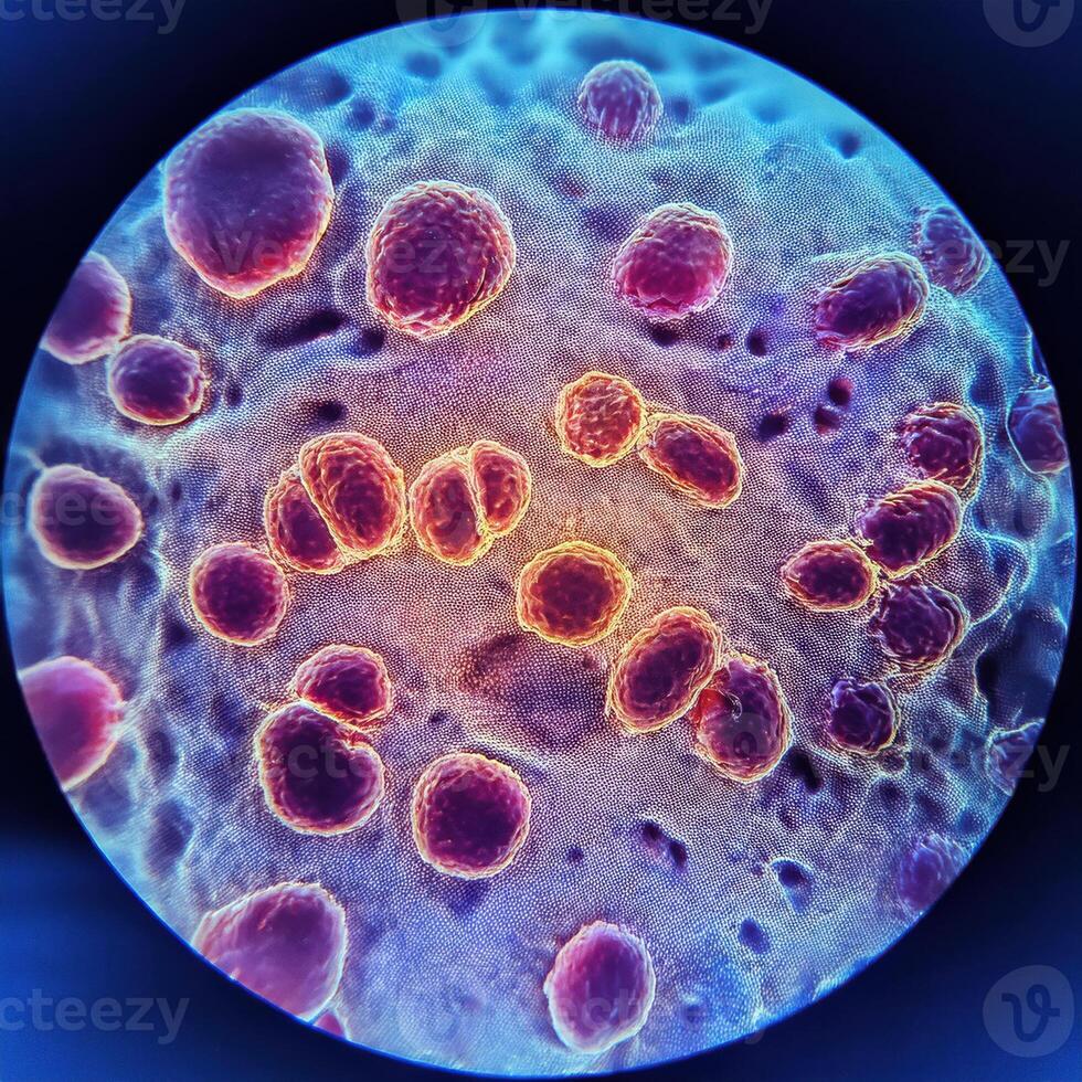 Microscopic World A Glimpse into the Intricate Beauty of Life photo