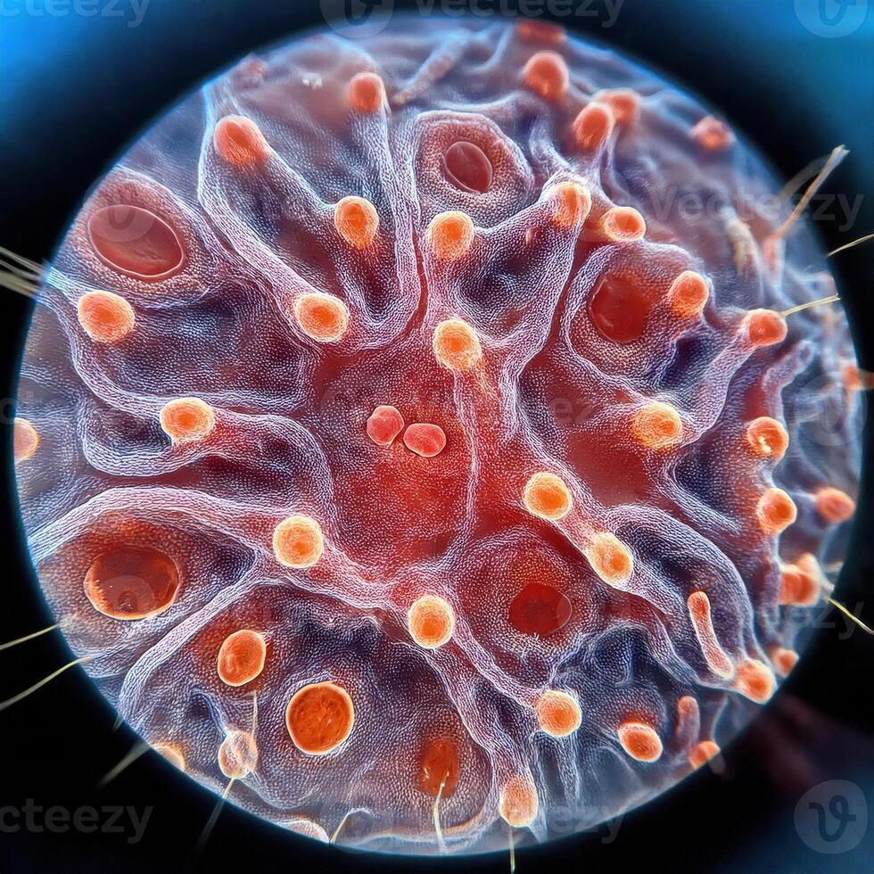 Microscopic World A Glimpse into the Intricate Beauty of Life photo