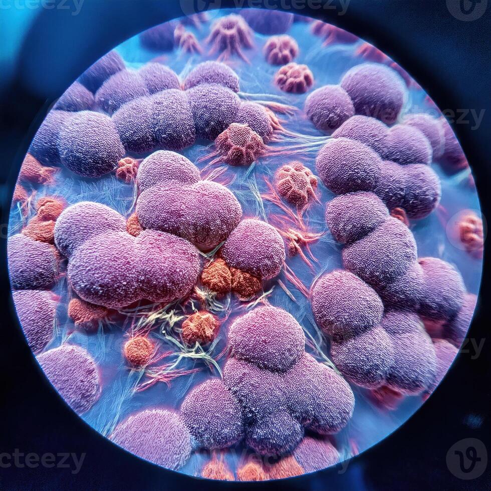 Microscopic World A Glimpse into the Intricate Beauty of Life photo