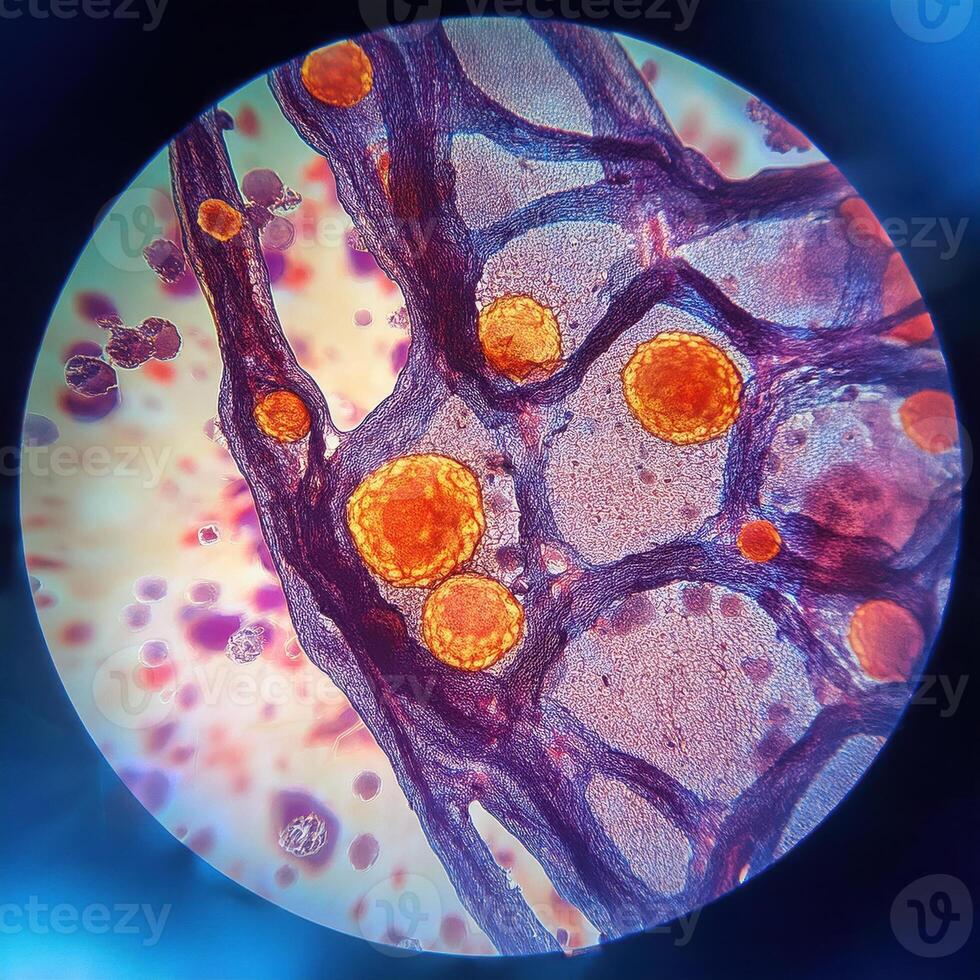 Microscopic World A Glimpse into the Intricate Beauty of Life photo