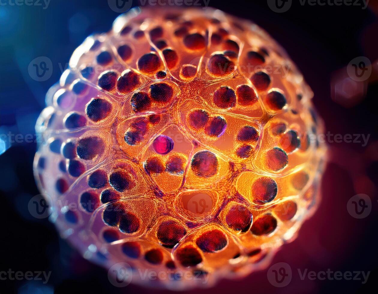 Human Cell Genetic Structure Close Up photo