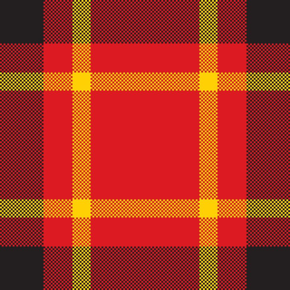 Pixel background design. Modern seamless pattern plaid. Square texture fabric. Tartan scottish textile. Beauty color madras ornament. vector