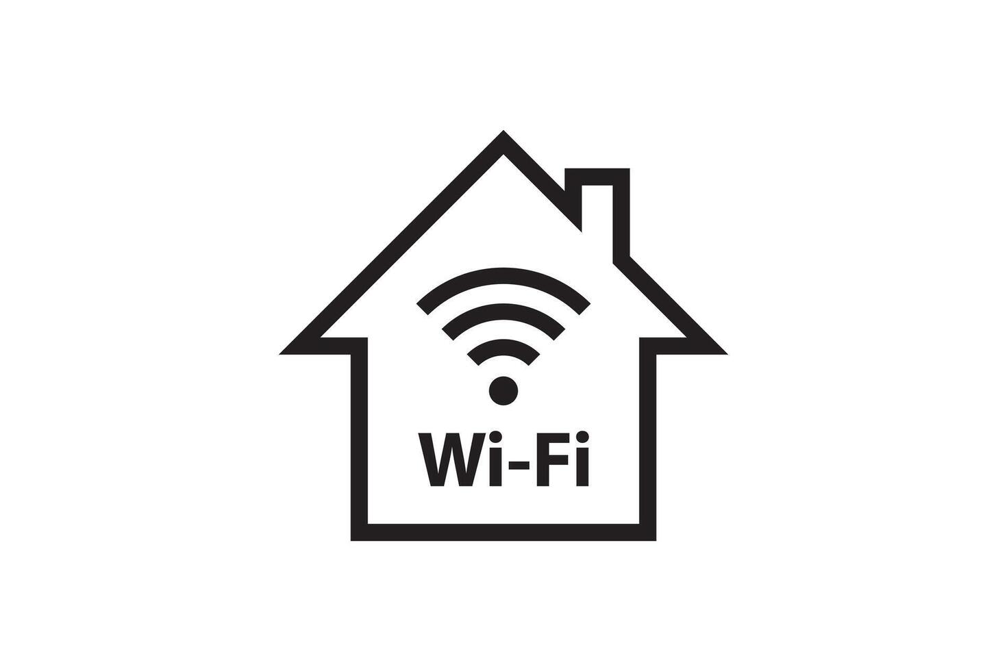 Wi Fi symbol signal connection. wireless internet technology sign. Wifi network communication icon. vector