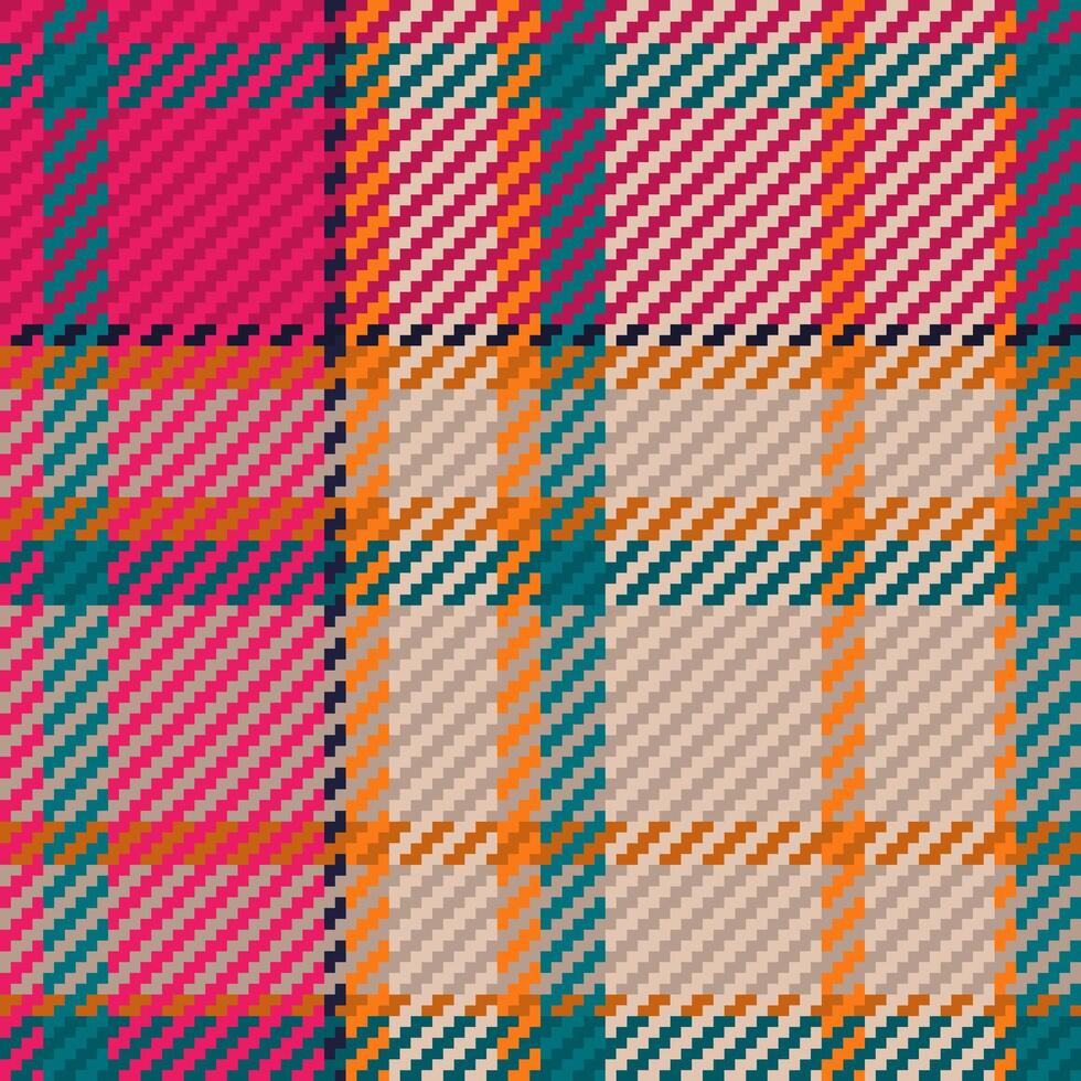 Seamless pattern of scottish tartan plaid. Repeatable background with check fabric texture. backdrop striped textile print. vector