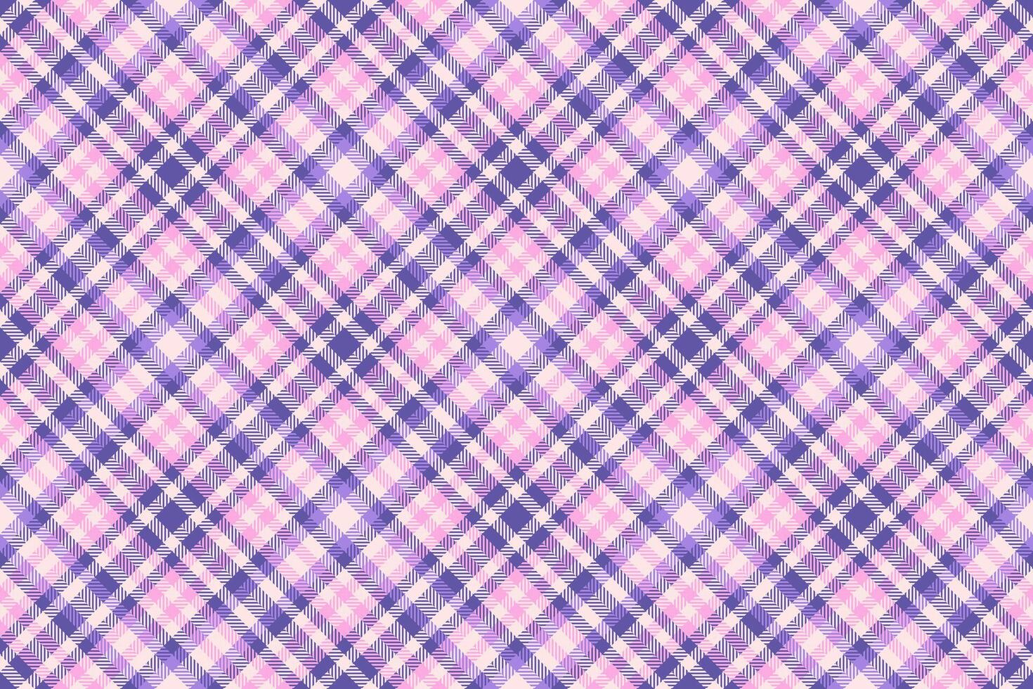 Hipster background textile , custom tartan fabric texture. Sample pattern seamless plaid check in misty rose and indigo colors. vector