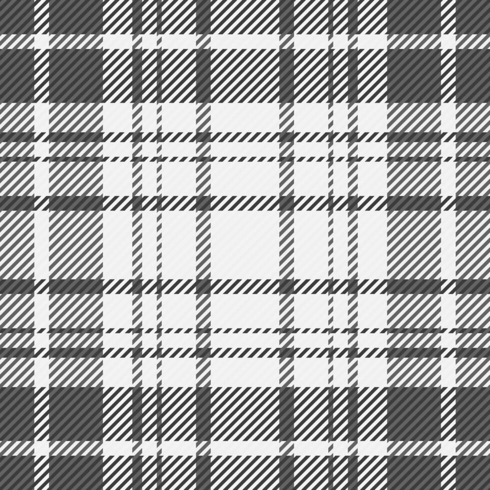 Elegance tartan fabric seamless, nobility background textile plaid. Greeting pattern check texture in white and grey colors. vector