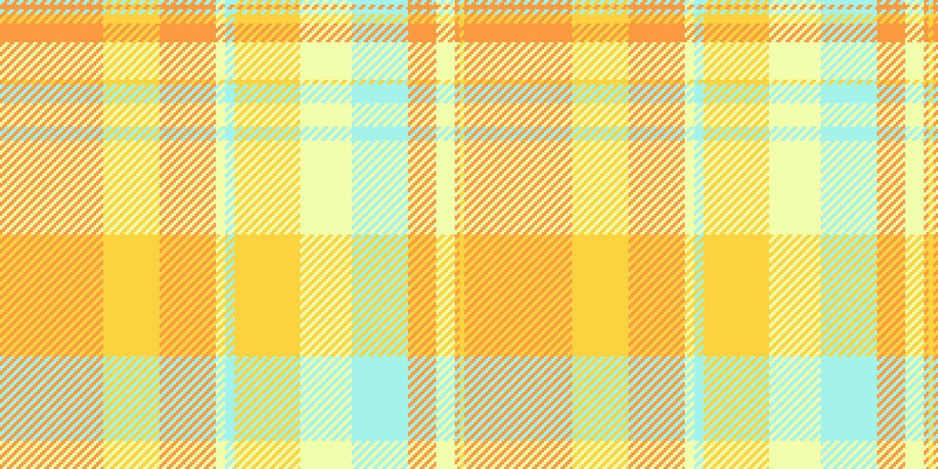 Decorating tartan fabric background, christmas card seamless textile check. 20s texture pattern plaid in orange and lime colors. vector