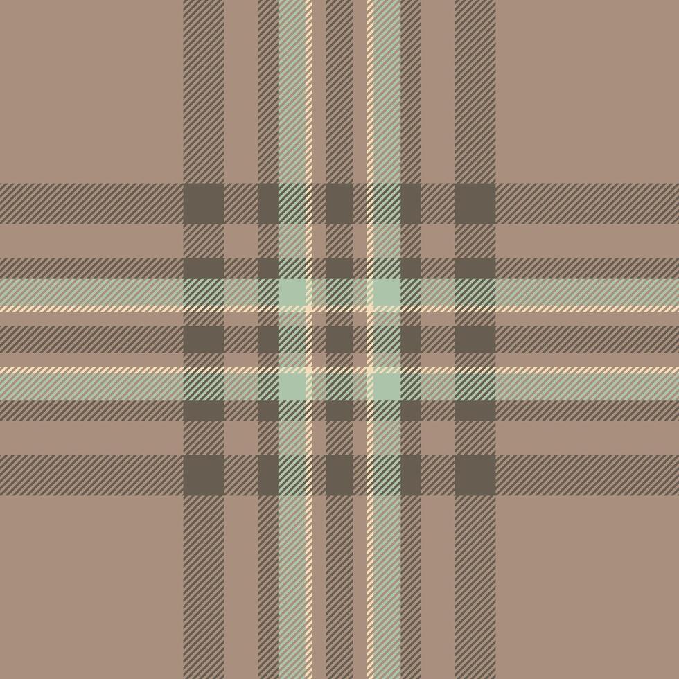 Track check fabric plaid, shabby textile seamless background. Contour pattern texture tartan in pastel and light colors. vector