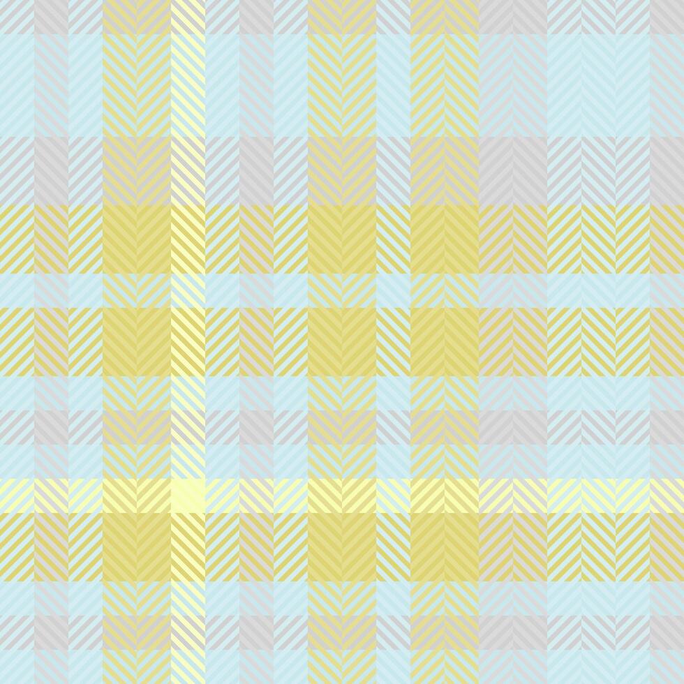 Fashionable plaid textile, greeting fabric texture tartan. Winter background check pattern seamless in light and yellow colors. vector