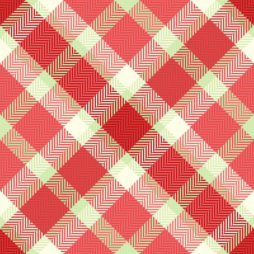 Dye texture tartan textile, king seamless fabric . Many background pattern check plaid in red and light colors. vector