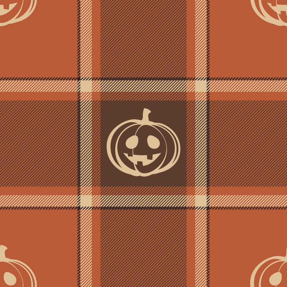Halloween seamless background with pumpkin for textile fabric design, wrapping paper, website wallpapers, textiles, wallpaper and apparel. vector