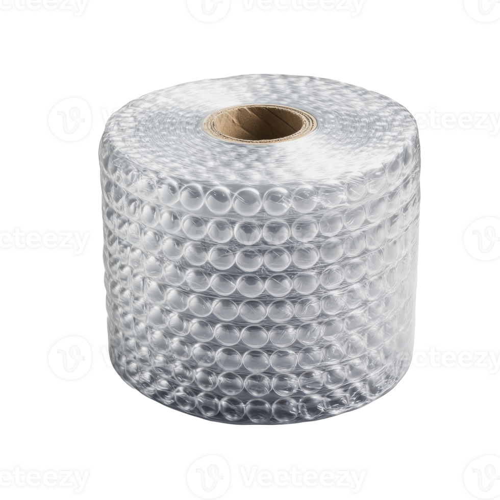 Roll of bubble wrap used for packaging and protection in shipping png