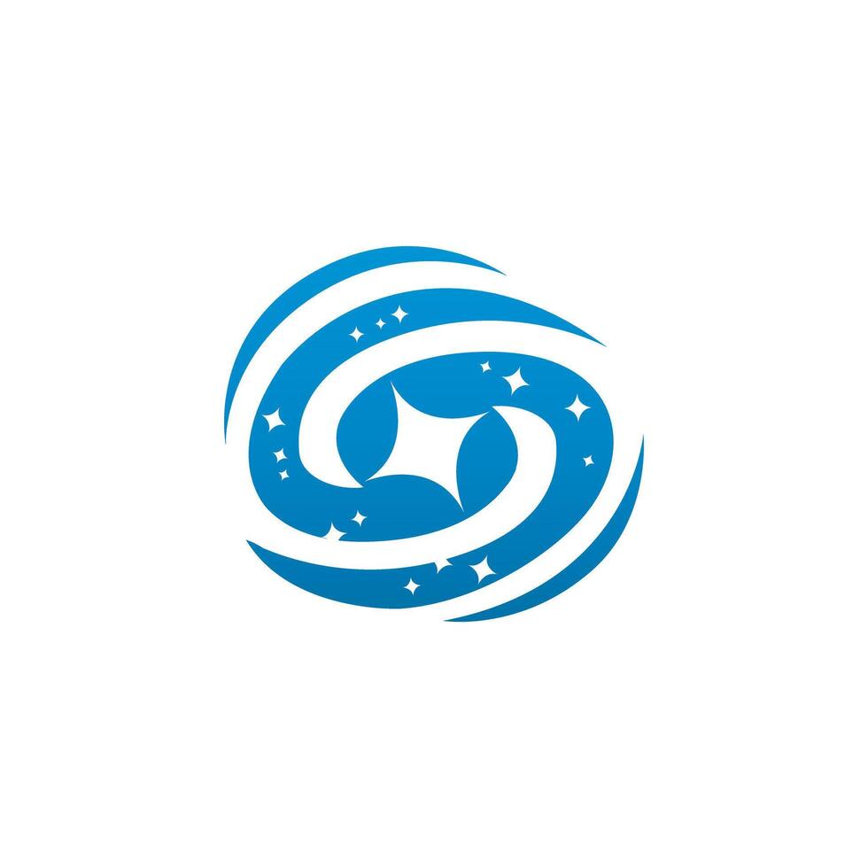 Galaxy Swirl Space S Logo vector