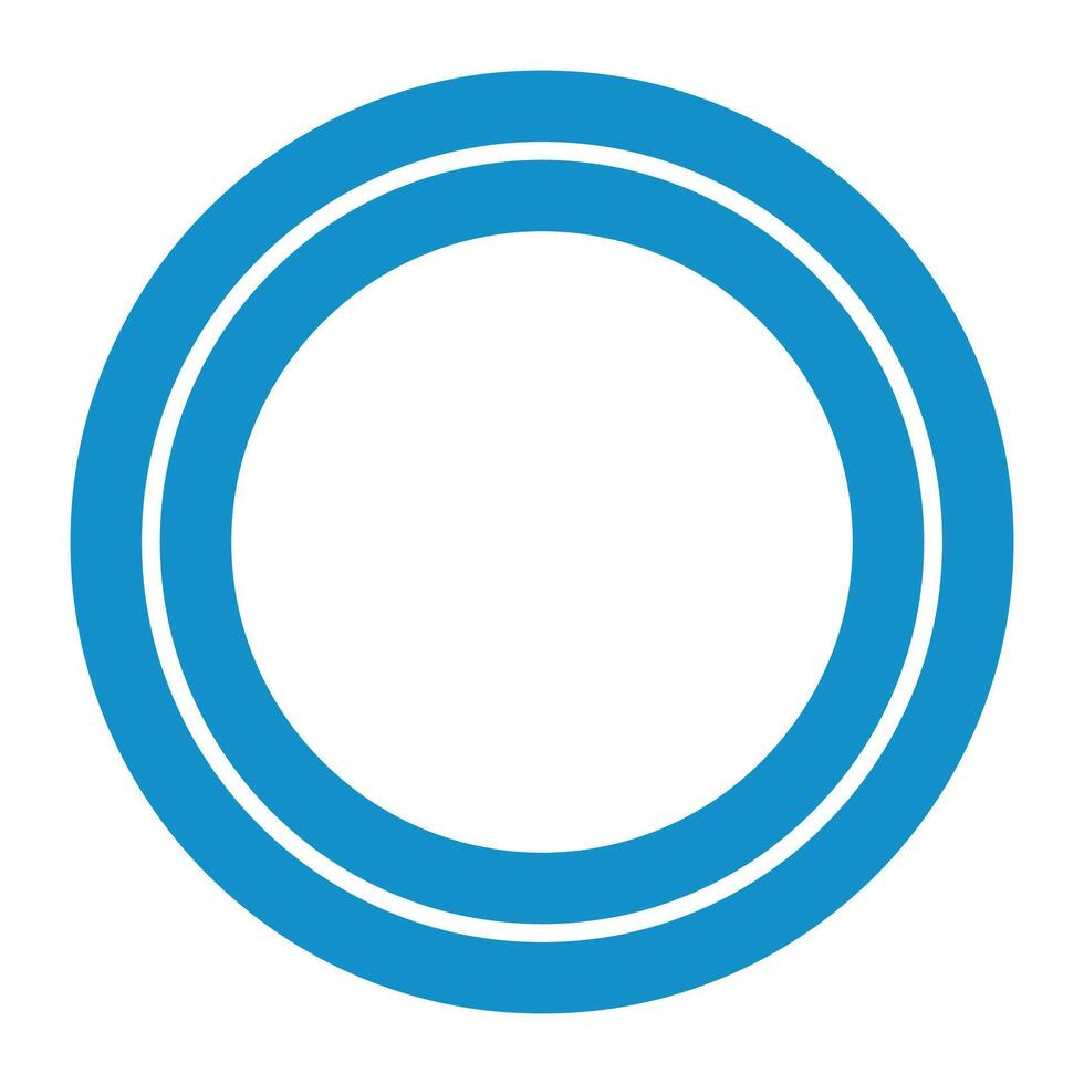 Modern geometric letter OO logo. OO initials circle line logo vector