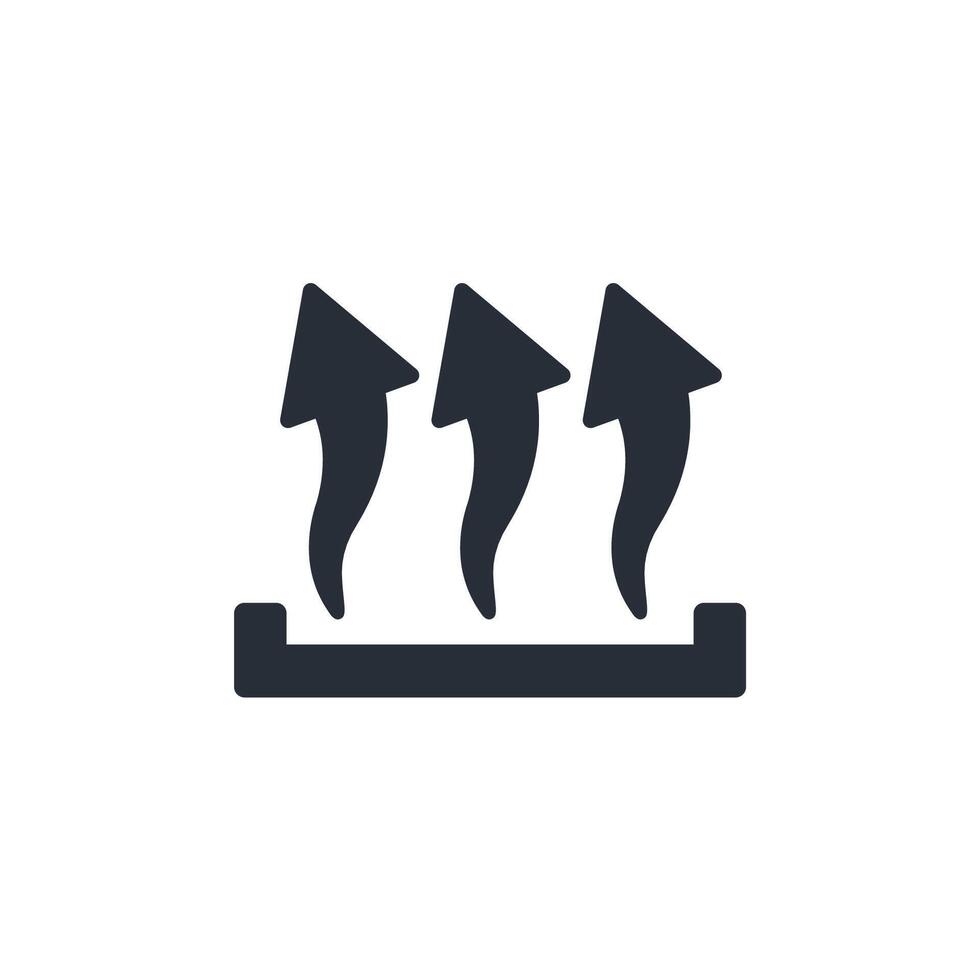 air flow icon. .Editable stroke.linear style sign for use web design,logo.Symbol illustration. vector