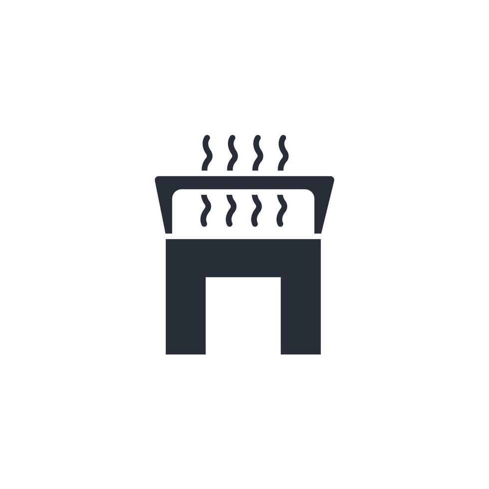 air filter icon. .Editable stroke.linear style sign for use web design,logo.Symbol illustration. vector