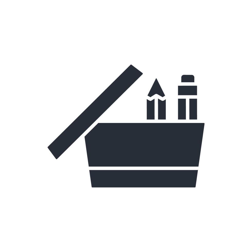 stationery icon. .Editable stroke.linear style sign for use web design,logo.Symbol illustration. vector