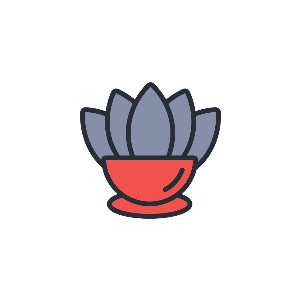spa icon. .Editable stroke.linear style sign for use web design,logo.Symbol illustration. vector