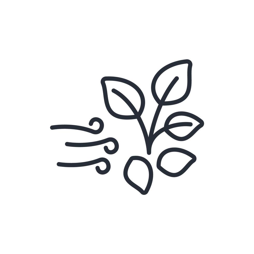Fall icon. .Editable stroke.linear style sign for use web design,logo.Symbol illustration. vector