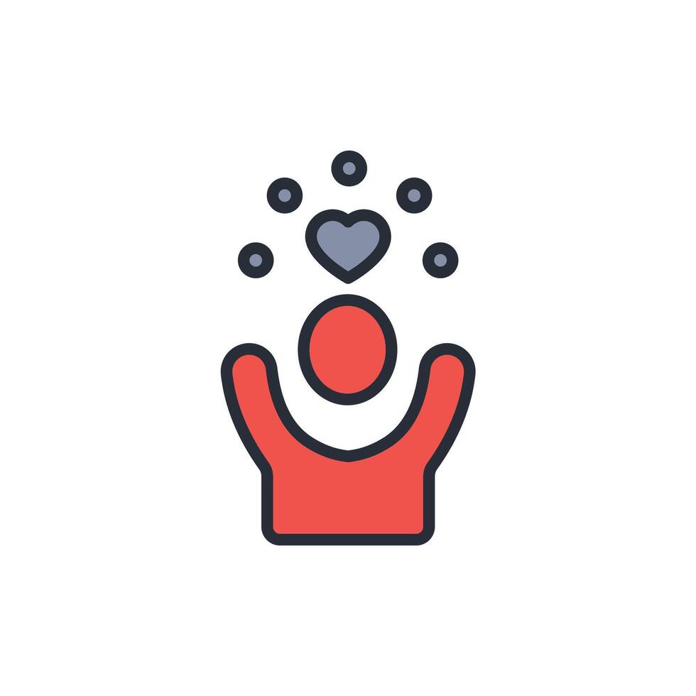 Wellness icon. .Editable stroke.linear style sign for use web design,logo.Symbol illustration. vector