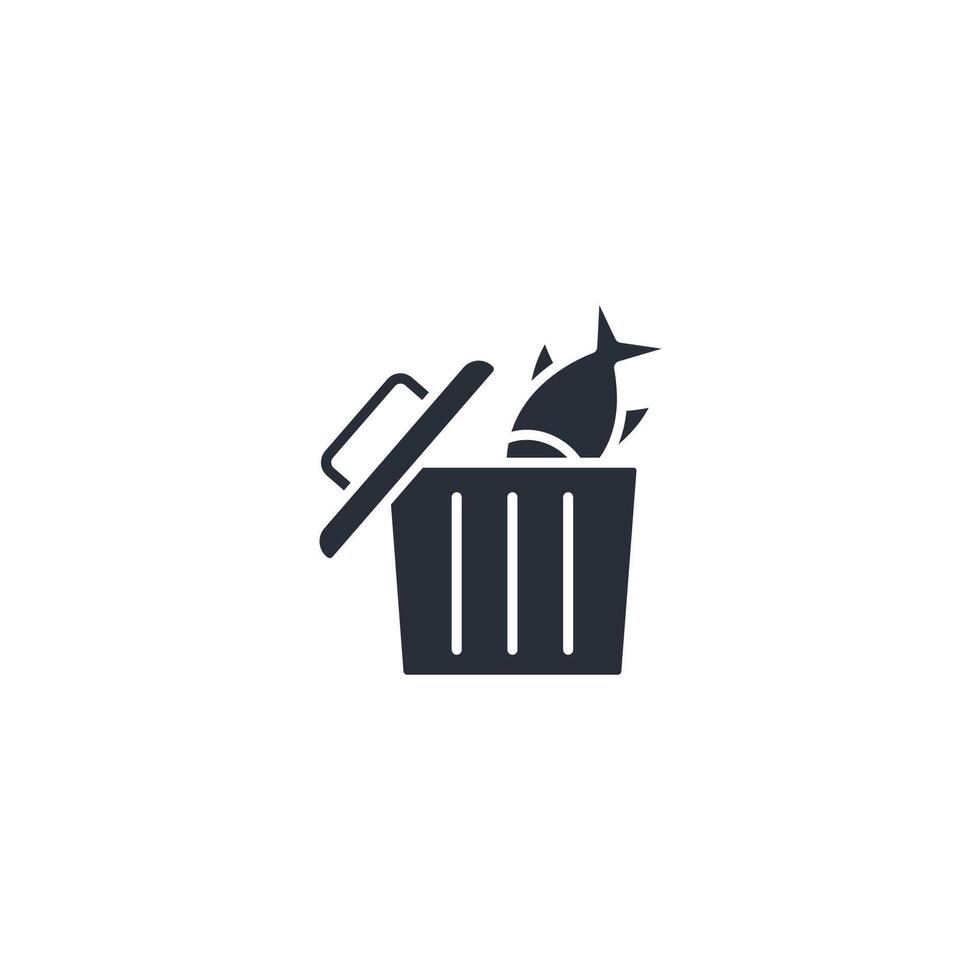organic waste icon. .Editable stroke.linear style sign for use web design,logo.Symbol illustration. vector