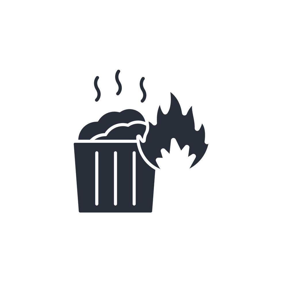 pollution icon. .Editable stroke.linear style sign for use web design,logo.Symbol illustration. vector