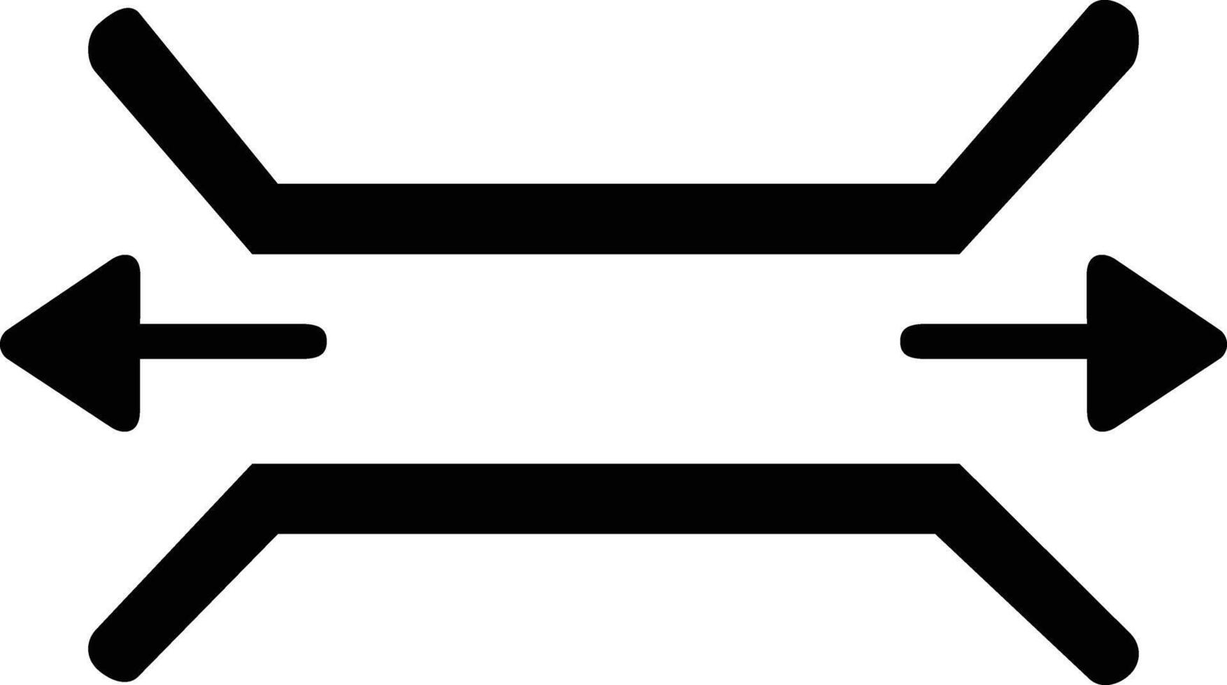 Rounded Filled Arrow Icon vector