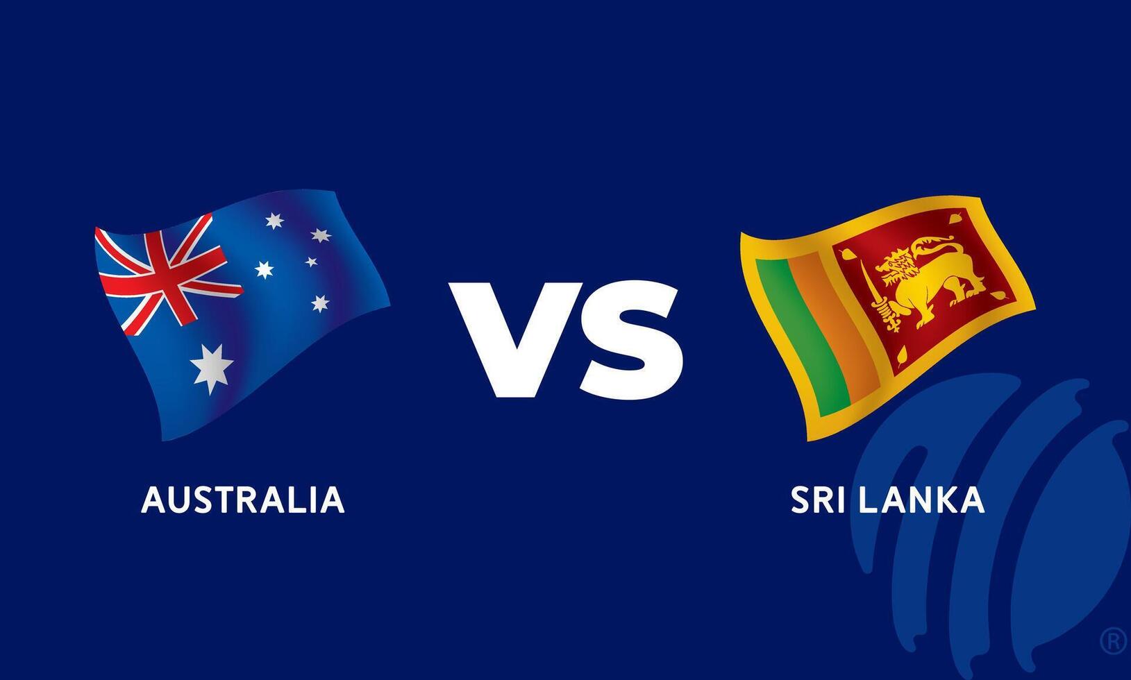 Australia VS Sri Lanka Cricket Match Template 49302387 Vector Art at Vecteezy