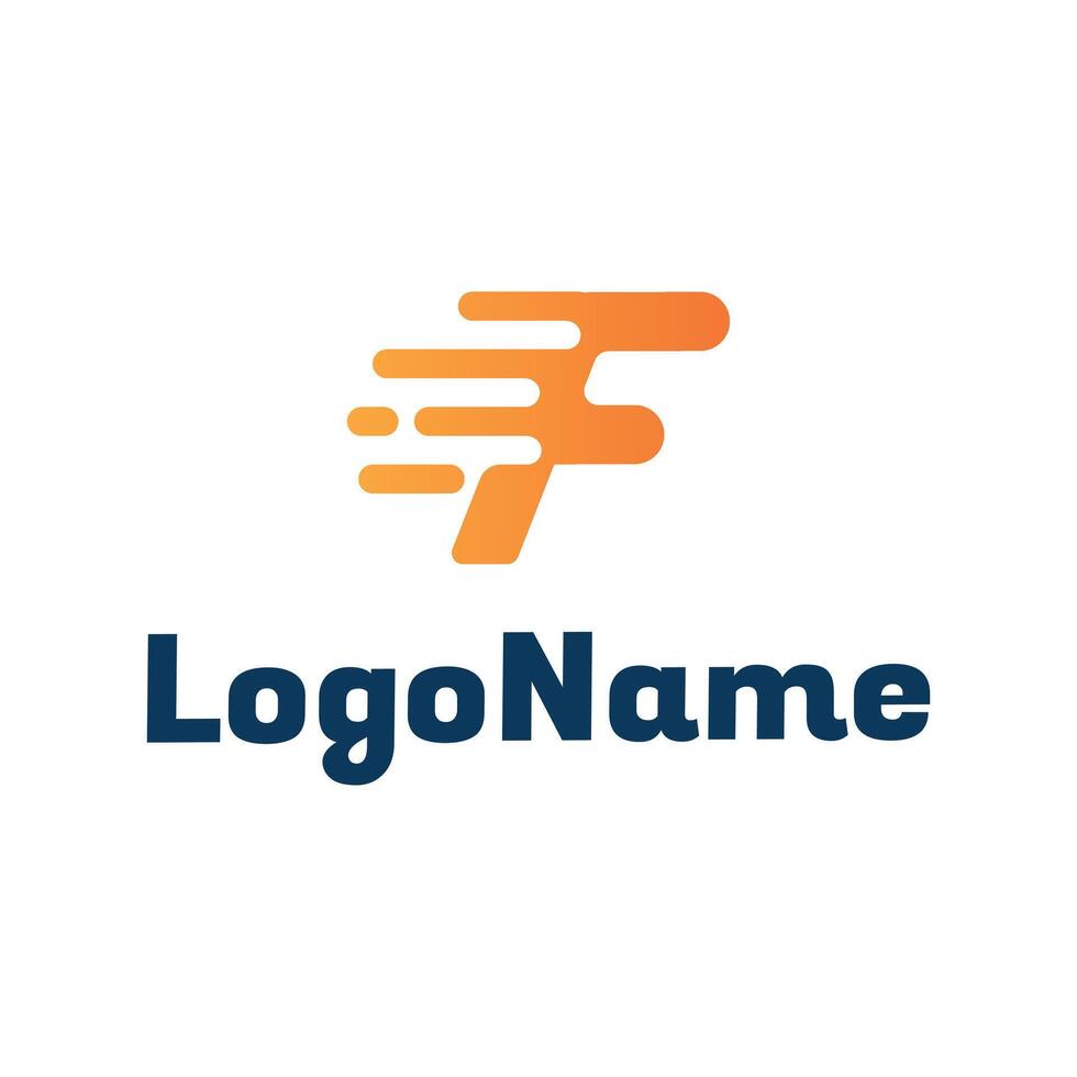 Fast Logo Design Template Illustration vector